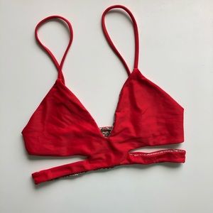 Acacia Haku top (L) in Ladybug (Free People Excl)